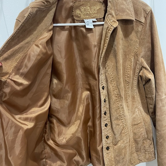Live a Little Brown Leather Jacket - Picture 7 of 9